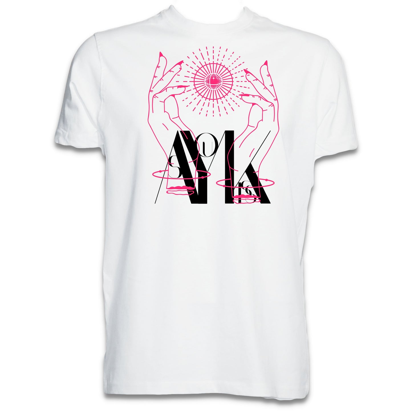 AYK Women's Short-Sleeve Cotton Crewneck T-Shirt