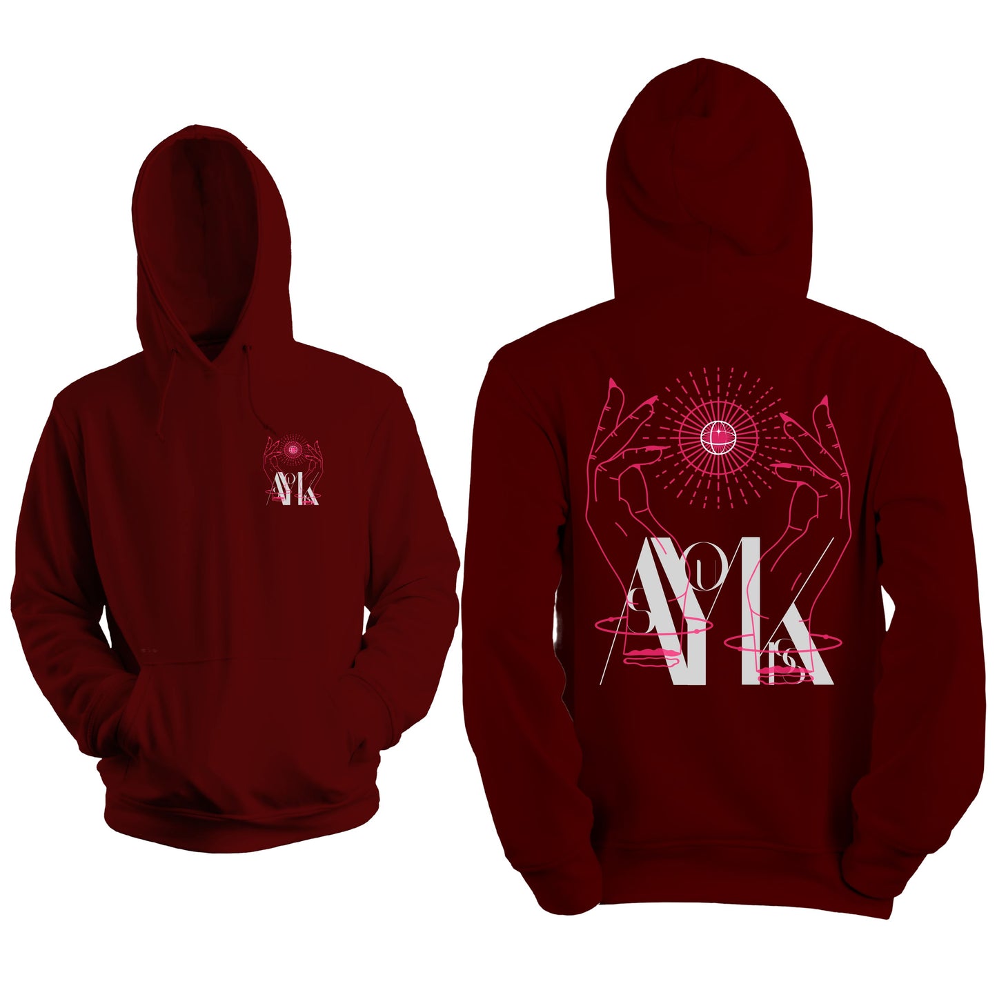 AYK Women's Pullover Essentials Performance Fleece Pullover Hoodie