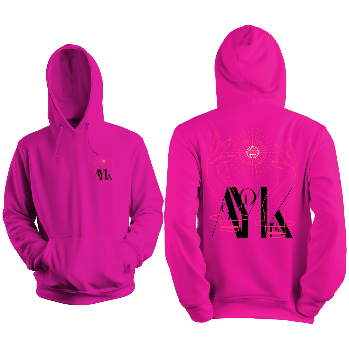 AYK Women's Pullover Essentials Performance Fleece Pullover Hoodie